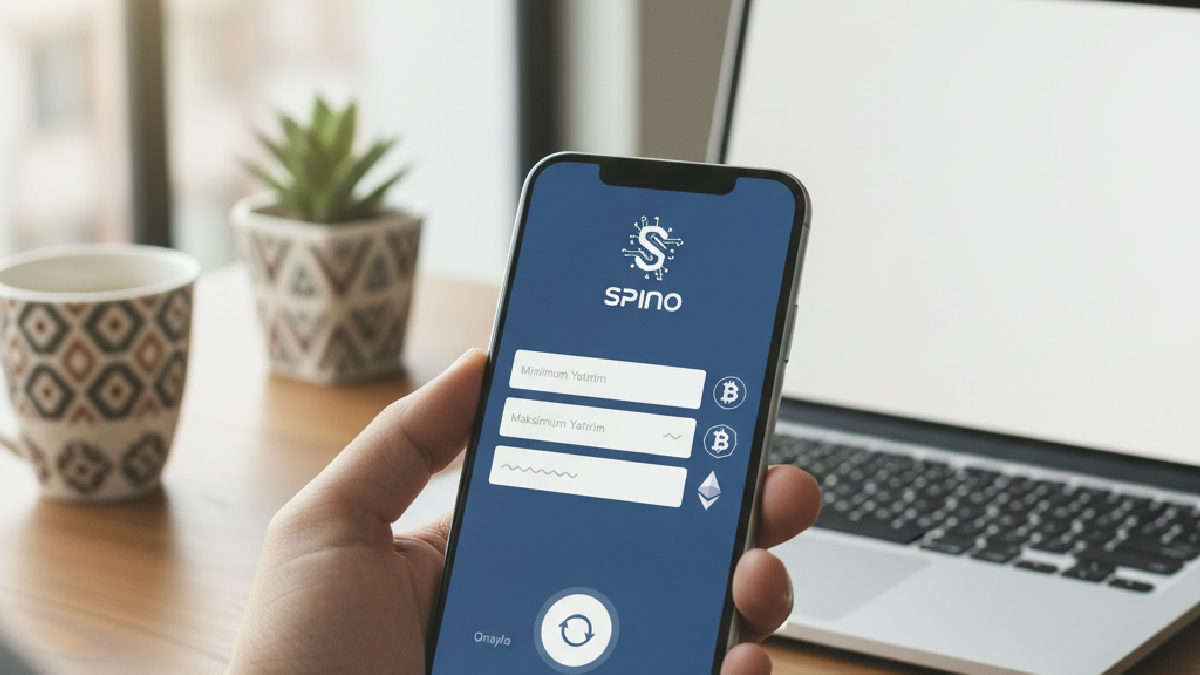Spino ile kripto para yatırım limitlerini mobil cihaz üzerinden kontrol etme.